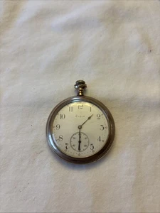 Antike Elgin Taschenuhr um 1900 graviert GF funktioniert nicht für Teile oder Reparatur - Bild 1 von 4
