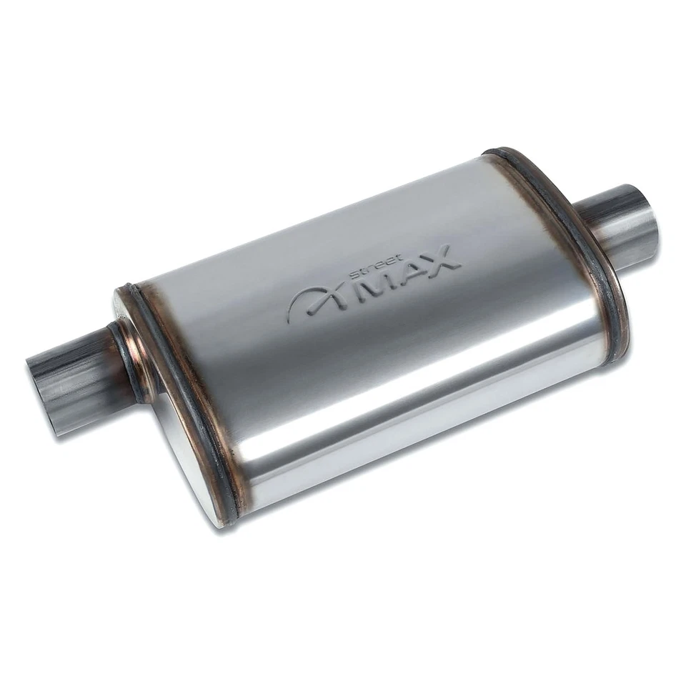 For BMW 328i 1996-2016 Street Max SM12226 409 SS Oval Exhaust Muffler Foto 1 de 4