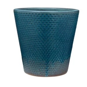 Southern Patio CRM-090786 Peyton Medium 11,8 Zoll Dia Blue Keramik Patina - Bild 1 von 5