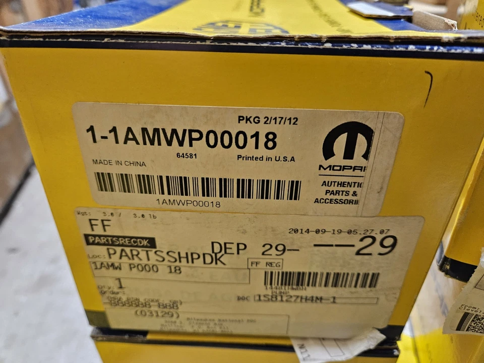 NUEVA BOMBA DE AGUA MAGNETI MARELLI 1AMWP00018 se adapta a 97-99 Mercury Tracer  Foto 1 de 4