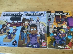 Minecraft mojang volumen 1-3 novelas gráficas - Imagen 1 de 5