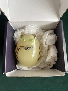 Pisapapeles Caithness Glass Purrfect Tabby Cat Gatito Ojos Verdes Regalo - Imagen 1 de 6