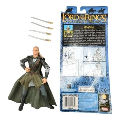 Legolas de El Señor de los Anillos con Daggar Lanzamiento Acción ToyBiz 2003 Foto 1 de 4