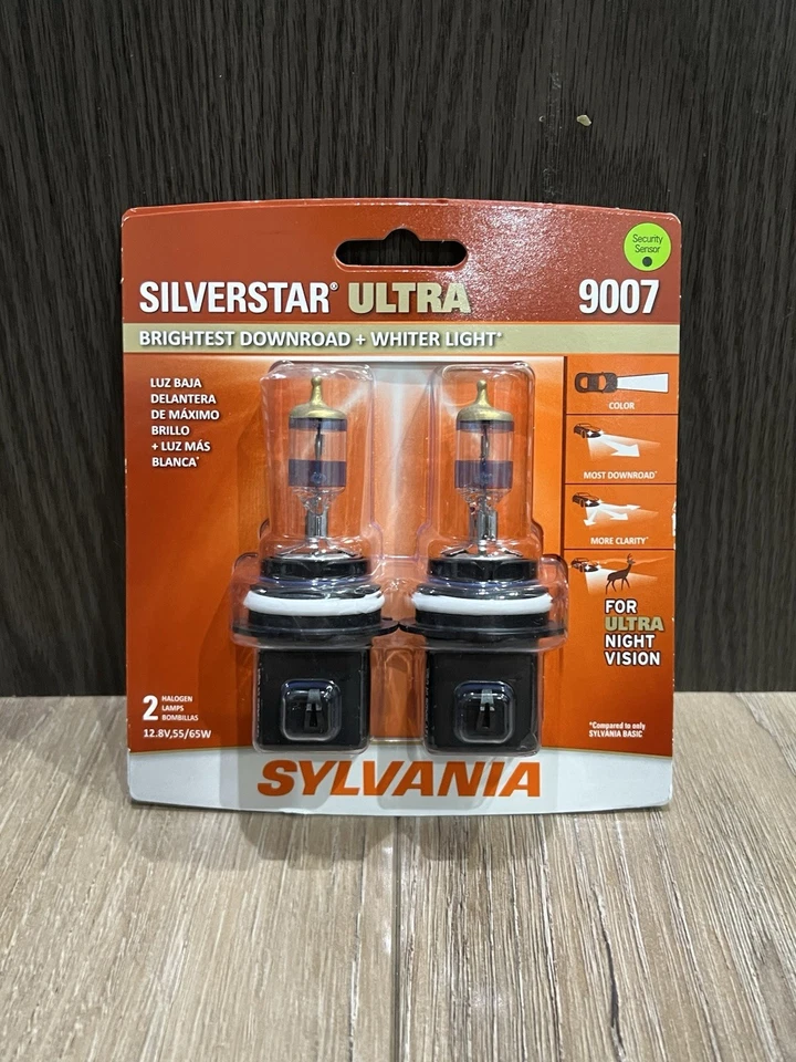 Faro halógeno de ultra alto rendimiento SYLVANIA 9007 SilverStar 2 bombillas Foto 1 de 2