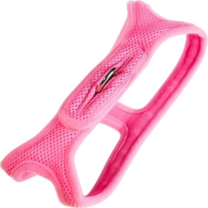 Cuello arnés de hombro ChokeFree Velpro malla para mascotas, 14", rosa - Imagen 1 de 1