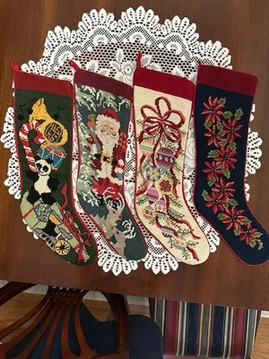 ВЫ ВЫБИРАЕТЕ -21x7" - у меня есть 75 + SFERRA вышивка рождественские чулки - Изображение 1 из 4