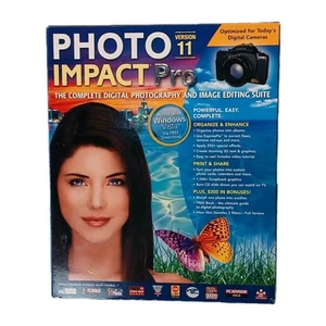 Photo Impact Pro Version 11 Complete Digital Photo Image Editing 4 CD User Manu - Picture 1 of 12