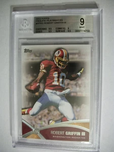Robert Griffin III 2012 Topps Prolific Playmakers #PPRG RC BGS COMO NUEVO 9 Redskins - Imagen 1 de 1
