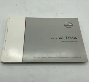 2003 Nissan Altima Owners Manual OEM A01B40009 - Picture 1 of 5