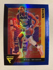 2020-21 Panini Flux #142 MIKAL BRIDGES BLUE PRIZM 37/99 PHOENIX SUNS