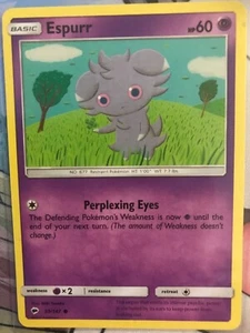 Espurr Burning Shadows 59/147 Regular Common Pokémon TCG - Picture 1 of 2