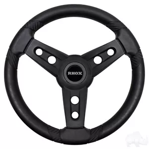 Steering Wheel For Club Car Tempo,Onward,Precedent Golf Carts w/Adapter, Lugana - Picture 1 of 1