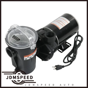 For Hayward W3SP1580X15 Power Above Ground Swimming 1.5HP Pool Pump With 3' Cord - Picture 1 of 12