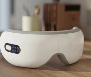 Viral Heated Bluetooth Eye Massager Headache Sinus Migraine Music Relaxing Sleep - Picture 1 of 15