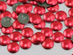 6mm Christmas Red Round Hotfix Studs - 100 PCS - Picture 1 of 2