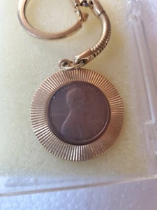 New In Case Vintage 1969 Penny Good Luck Keychain - Picture 1 of 2