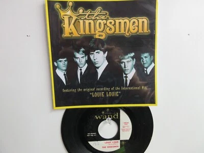  💥 ' THE KINGSMEN ' HIT 45 + PICTURE [ LOUIE LOUIE ]   1963 ! 💥 - Image 1 of 4