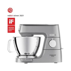 Kenwood KVC85.124SI Titanium Chef Baker - Küchenmaschine - Silber - Foto 1 di 8