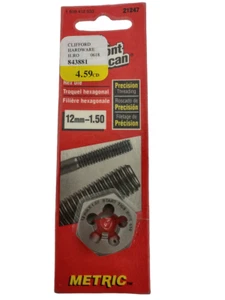 Vermont American 21247 Hexagon Metric Die Carbon Steel 12mm - 1.50 - Picture 1 of 2