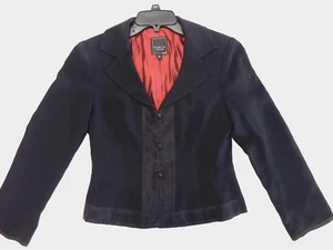 Nanette Lepore Blazer/Jacket Size 6 Black lined Dress/Career - Picture 1 of 7