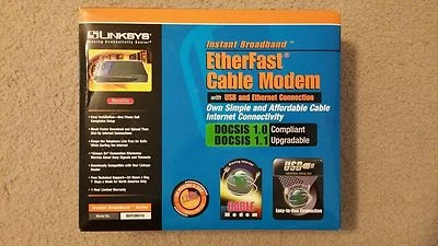 Linksys Cisco BEFCMU10 Cable Modem - Image 1 of 4