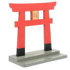 Wooden Torii Gate Altar Shrine Model Traditional Door