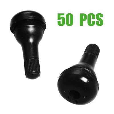 Lot TR415 50pcs Snap-In Short Fat Wide Bottom Tire Valve Stem TR415 - Image 1 of 4