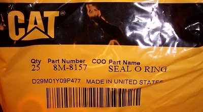 8M-8157 - SEAL-GOVERNOR HOUSING TO CYLINDER BLOCK  Genuine Caterpillar (CAT) - Image 1 of 2