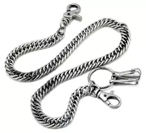 Portaportaportachiavi Jean Portachiavi Biker Trucker Forte Semplice Torsione Biker (23") Latta CS128 - Foto 1 di 4