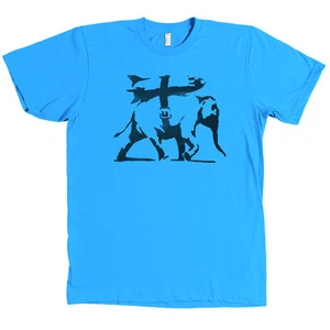 Banksy Heavy Weaponry Rocket Bomb Elephant Bella + Canvas Shirt - VIELE FARBEN - Bild 1 von 19