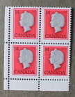 Timbre Canada 14 cents 1977-1982 bloc d'angle neuf dans son emballage neuf #716 reine Elizabeth II