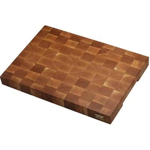 Cherry Wood End Grain Handmade Cutting Board 12" x 8" x 1-1/4" Made in the USA - Picture 1 of 8