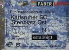 TICKET Bundesliga 1997/98 VfL Bochum - Karlsruher sc # Steh 