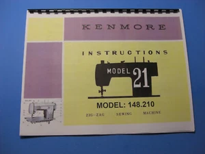 Kenmore 148.210 Sewing Machine Instruction Manual - Printed - Picture 1 of 4