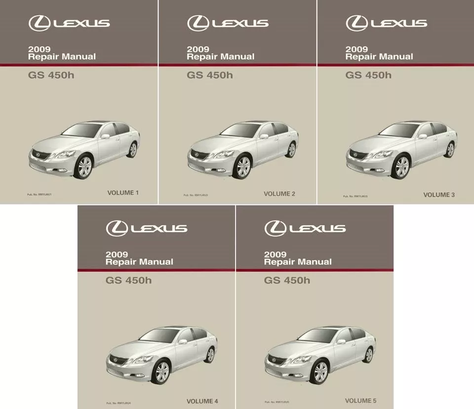 2009 Lexus GS 450h Shop Service Repair Manual Complete Set - Image 1 of 1