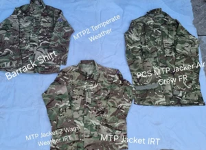 MTP SHIRT JACKET ALL TYPES Warm Weather IRT, Temperate, Barrack , Air Crew FR - Foto 1 di 19