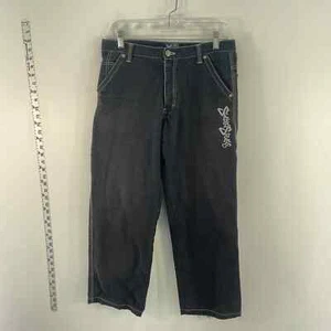 Cross Ways Lindex Black Denim Skater Bootcut Jeans Boys Size XL - Picture 1 of 13