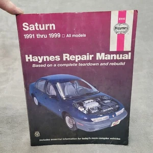 Haynes 87010 Saturn 1991-2002  All Models S-Series Auto Repair Service Manual - Picture 1 of 12