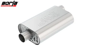 Borla S-Type 2.5" Offset Inlet/Center Outlet Crate Muffler For Mopar V8 Engines - Picture 1 of 1