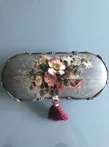 Brillenhülle Brillenetui Vintage,Landhaus, Brokante Handarbeit - Bild 1 von 4