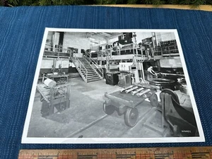 VINTAGE BETHLEHEM STEEL COMPANY PRESSEFOTO ZENTRALWERKZEUG ANBAU 1950 INNENAUSSTATTUNG - Bild 1 von 2