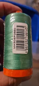 Aurifil Mako NE50/ #2860 100% Cotton quilt thread green - Picture 1 of 1