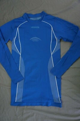 Kipsta Long Sleeve Base Layer Blauw Jr Compression Shirt. Royal Blue, Size 14. - Image 1 of 4