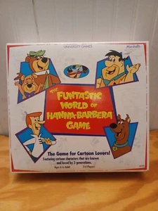 The Funtastic World of Hanna Barbera Board Game Flintstones 1993 Rare HTF New - Picture 1 of 10