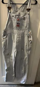 Vintage Medium Trade Mark Big Star Dungarees Sanforized Painter Overalls Read - Picture 1 of 13
