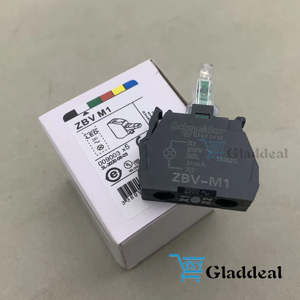 1pc Schneider Zbv-m1 Zbvm1 Indicator Light Module