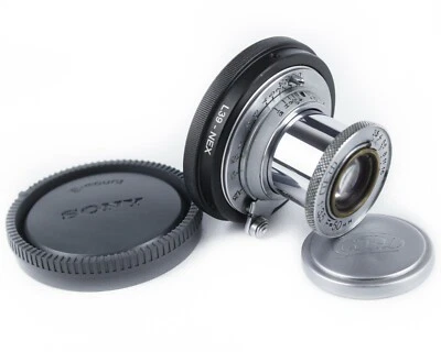 Lens INDUSTAR -10 FED (3.5/50mm) Copy Leica Mount m39 - Sony Nex E-mount - Image 1 of 4