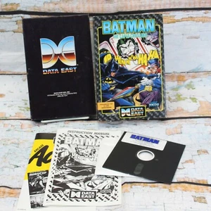 Batman The Caped Crusader Data East Commodore 64 Ocean Video Game In Box - Picture 1 of 10