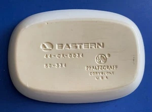 Plato rectangular blanco Eastern Airlines de Pfaltzgraff - comida de autobús - Imagen 1 de 3