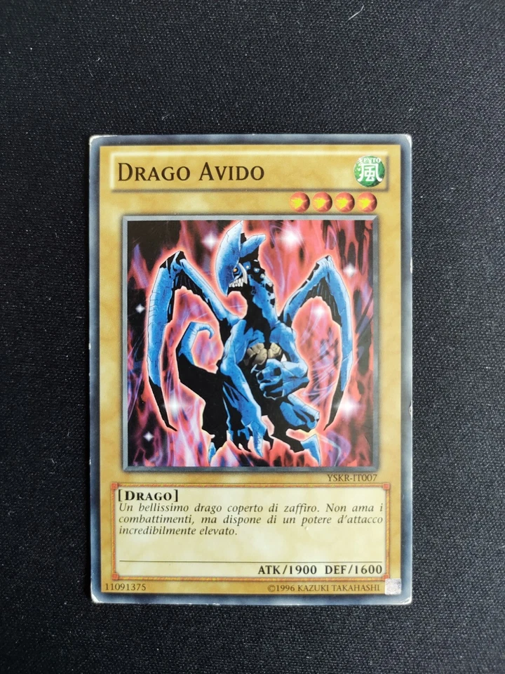 YU-GI-OH DRAGO AVIDO CARTA MOSTRO YSKR-IT007 - Immagine 1 di 1
